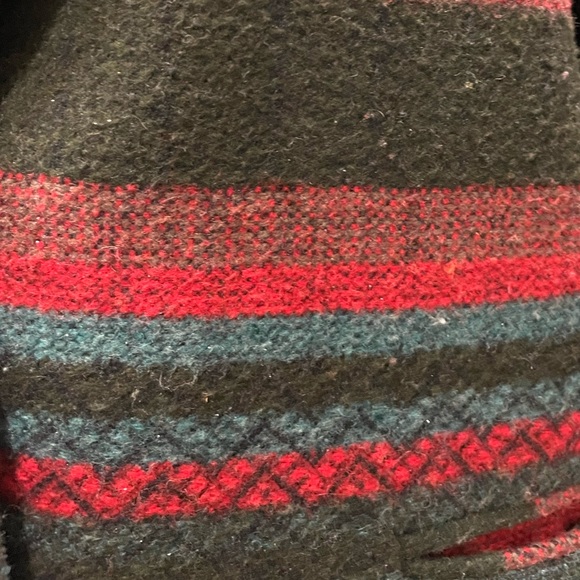 VTG Lawrence Bruce Southwest Aztec Wool Blend Lined Blanket Blazer Jacket Sz 12 - Picture 4 of 11